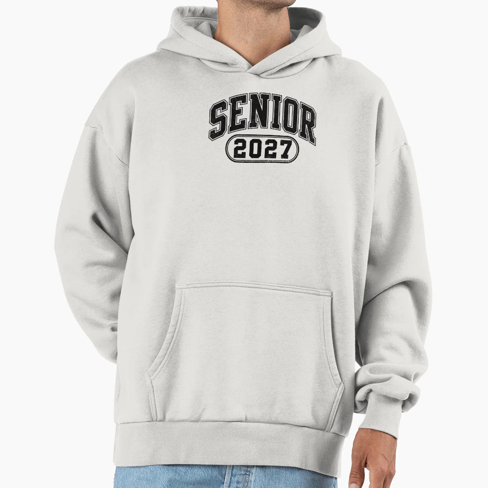 Senior 2027 High School Graduation Class Hoodie - Trendy Graphic Men Women - T-Shirt, Sweatshirt, Hoodie