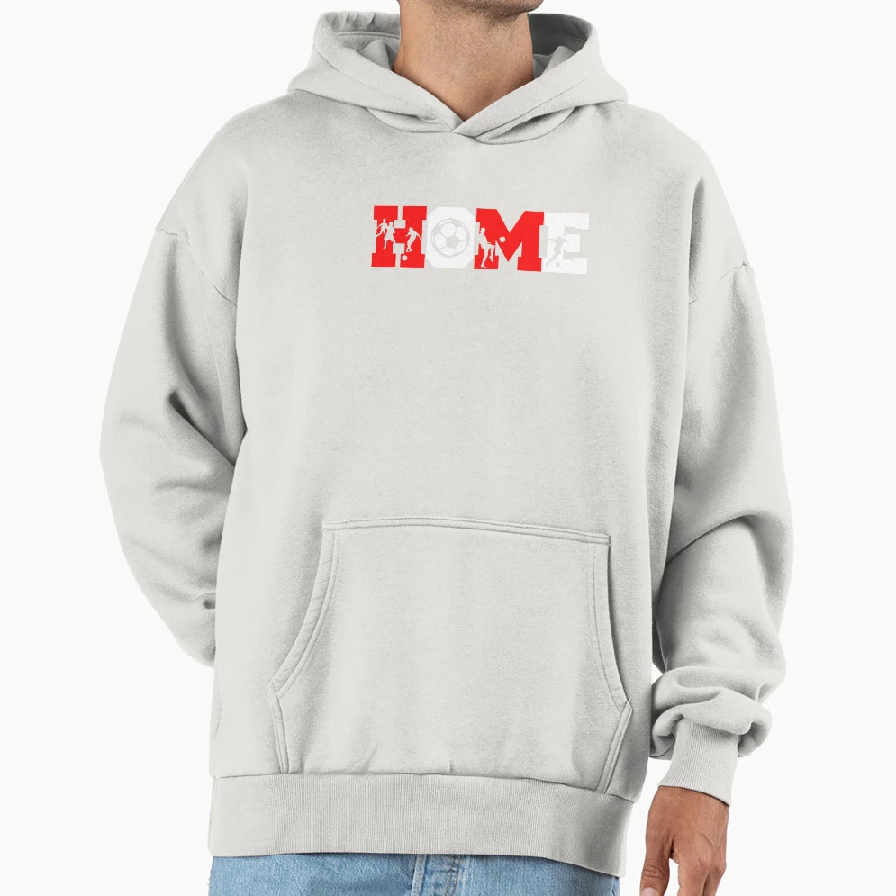 Home Football Or Soccer One Word Sums It Hoodie - Graphic Print Men Women - T-Shirt, Sweatshirt, Hoodie