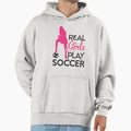 Real Play Soccer Hoodie - Minimalist Print Unisex - T-Shirt, Sweatshirt, Hoodie