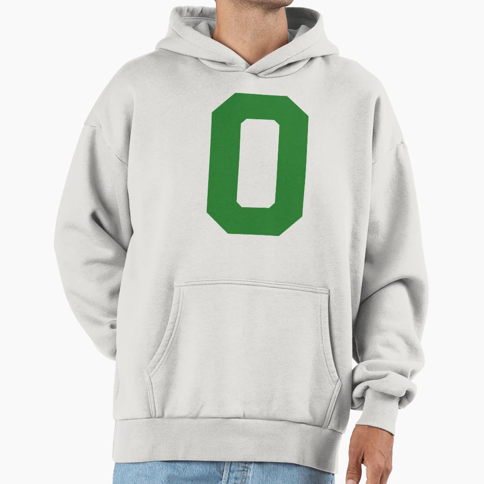 Number 0 Green Zero Sports Number 0 Hoodie - Unique Graphic for Adults - T-Shirt, Sweatshirt, Hoodie