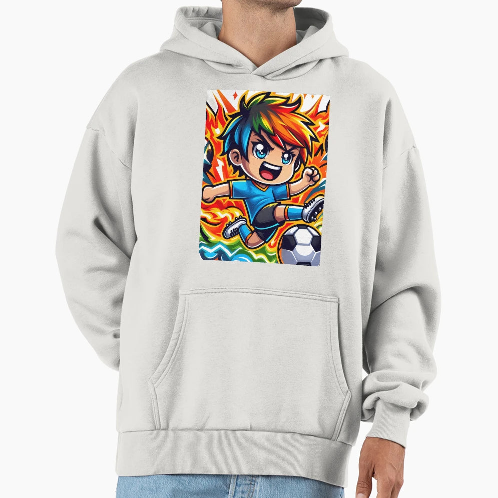 Soccer Mania Hoodie - Graphic Print Men Women - T-Shirt, Sweatshirt, Hoodie