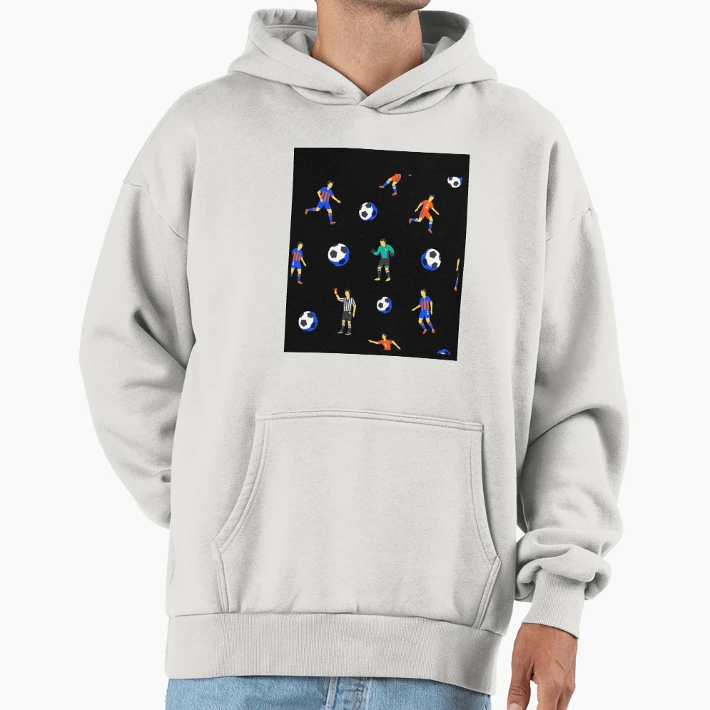 Football Player Futbol Soccer Football Hoodie - Aesthetic Graphic Unisex - T-Shirt, Sweatshirt, Hoodie