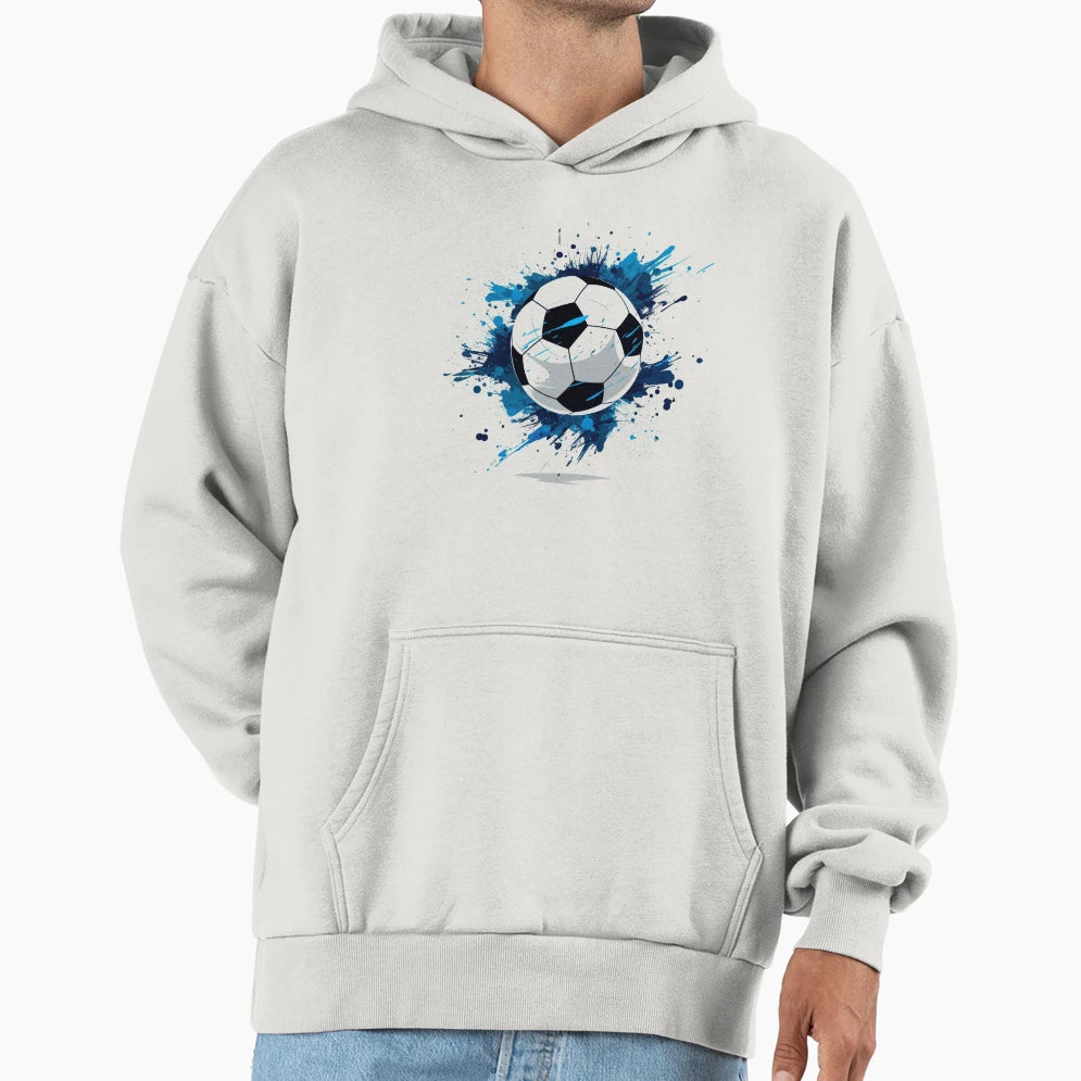 Soocer Futball Ball Hoodie - Aesthetic Graphic Men Women - T-Shirt, Sweatshirt, Hoodie