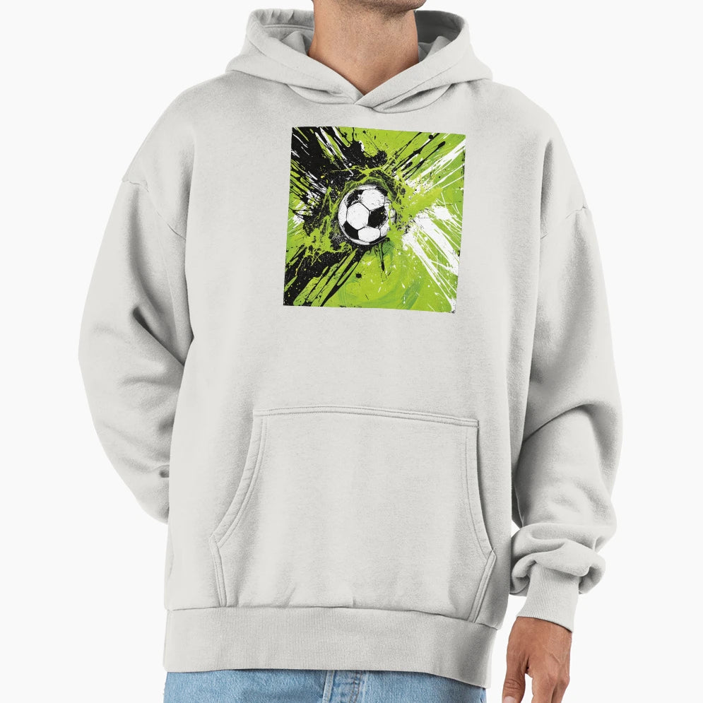 Soccer Ball Paint Explosion Hoodie - Custom Art Print Unisex - T-Shirt, Sweatshirt, Hoodie