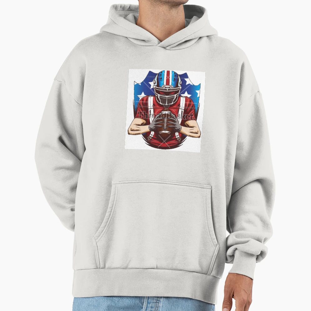 American Football Hoodie - Casual Everyday Wear Unisex - T-Shirt, Sweatshirt, Hoodie