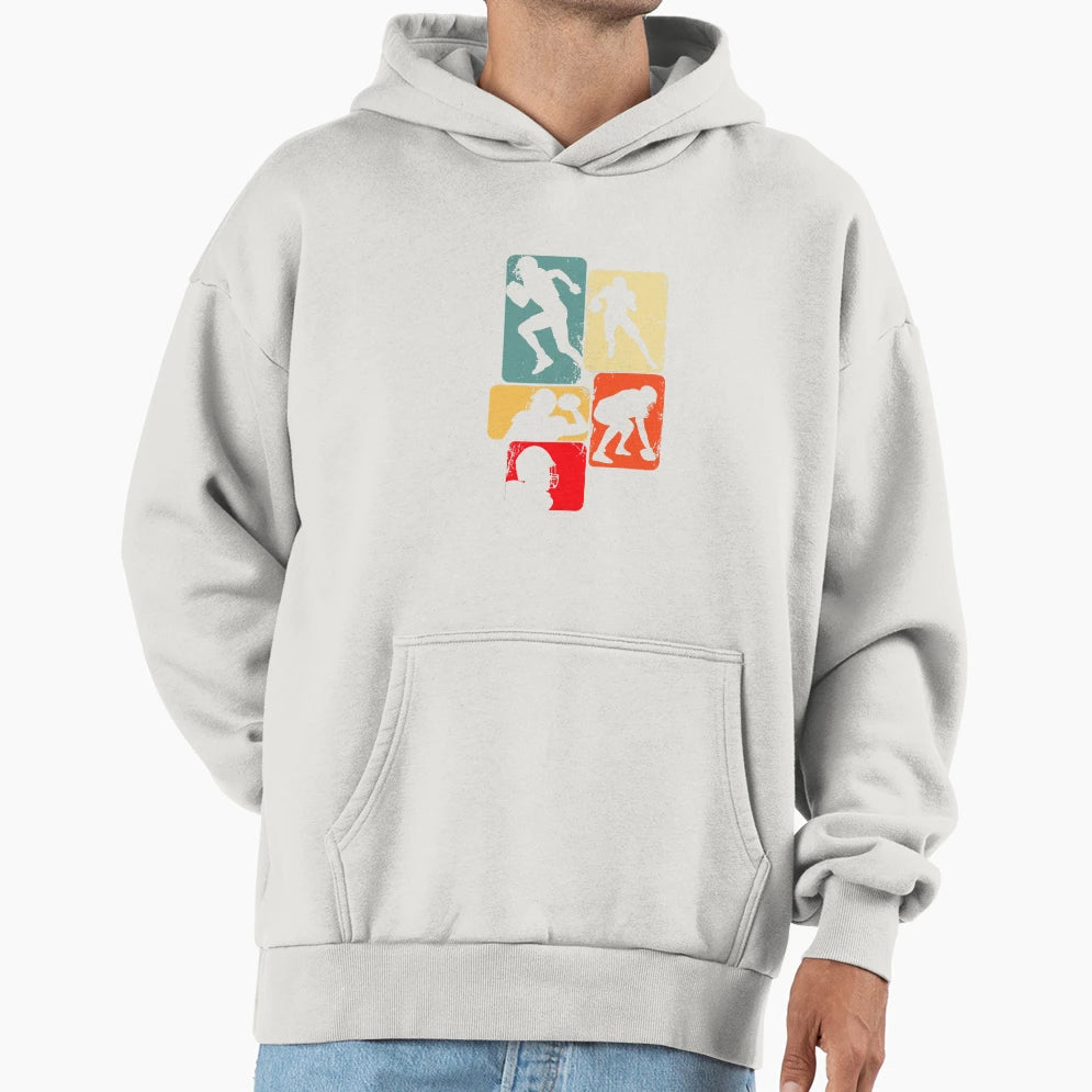 Football American Football Mens Hoodie - Aesthetic Graphic Unisex - T-Shirt, Sweatshirt, Hoodie