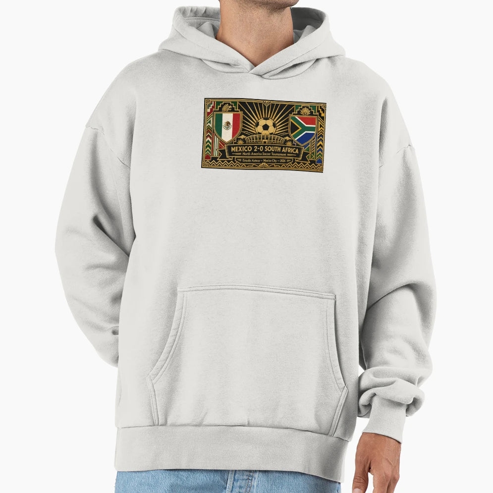 Deco Art Mexico Vs South Africa Soccer Hoodie - Streetwear Style Unisex - T-Shirt, Sweatshirt, Hoodie