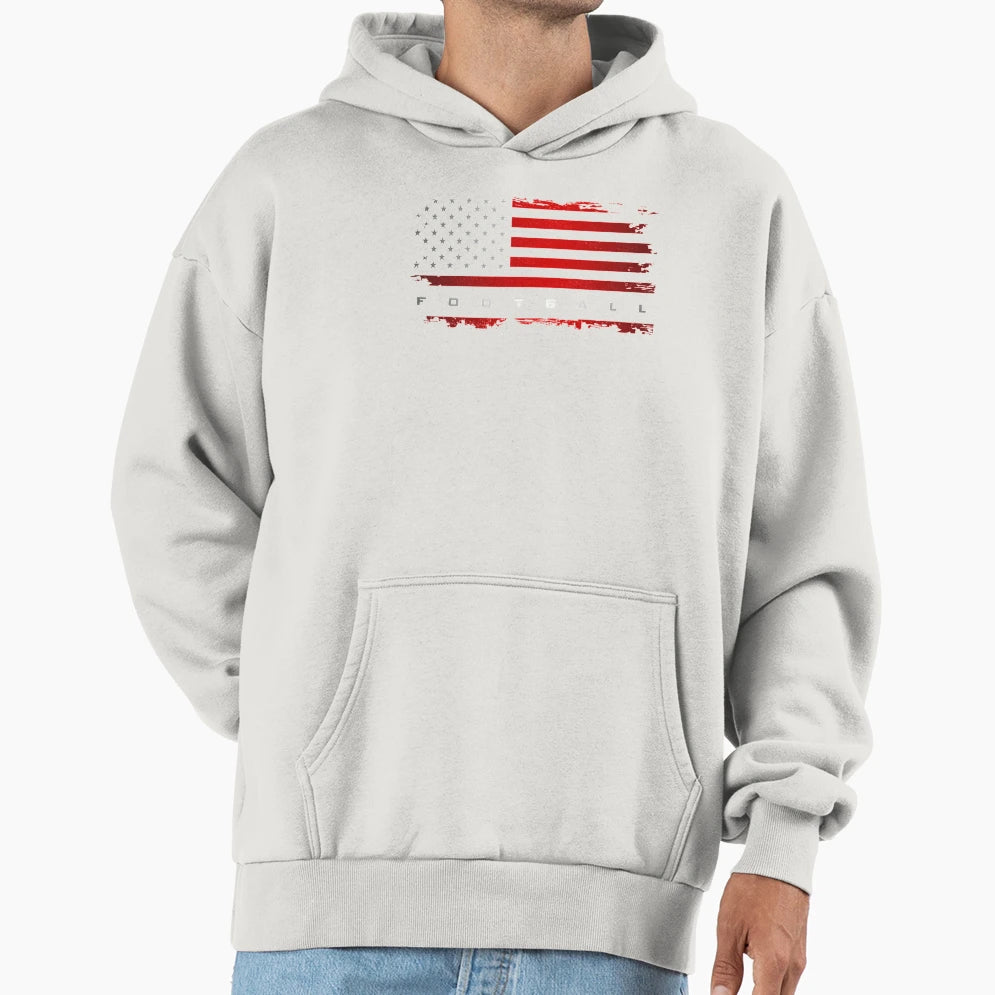 American Football Football Hoodie - Aesthetic Graphic for Adults - T-Shirt, Sweatshirt, Hoodie