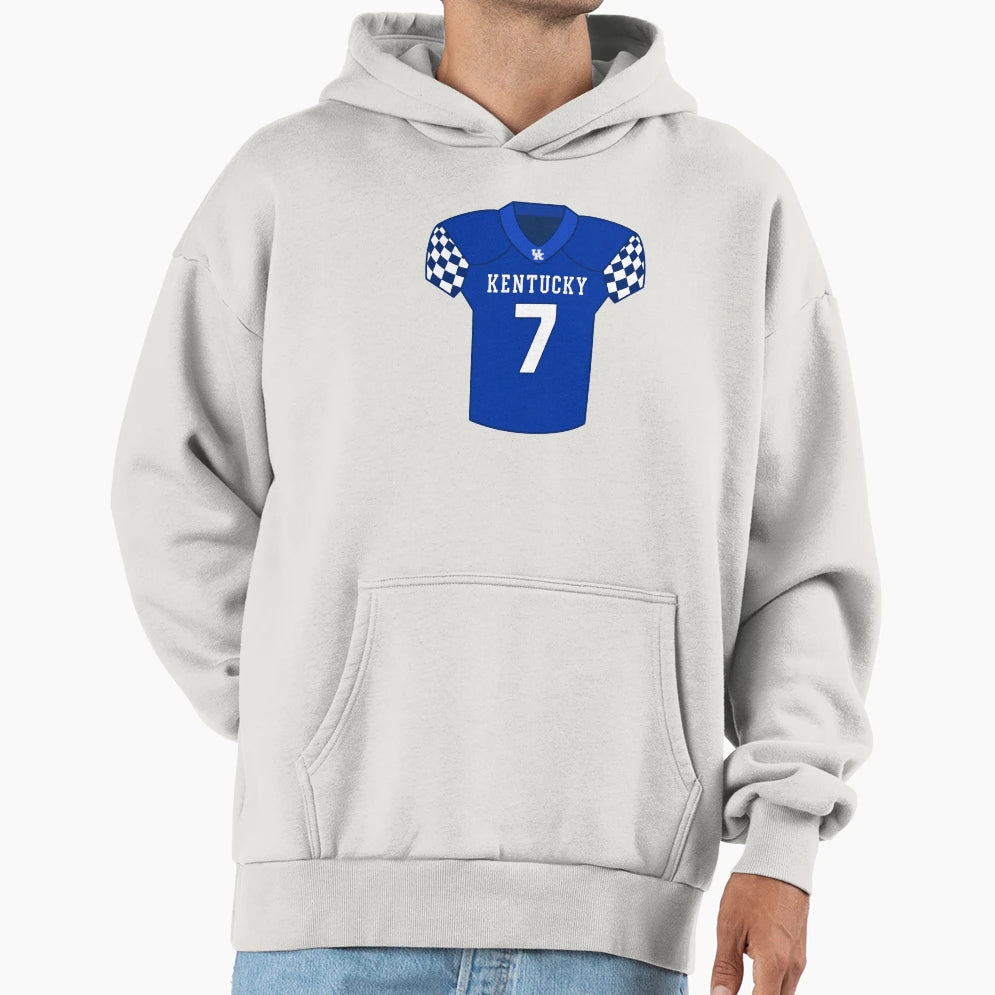 University Kentucky Jersey Uk Hoodie - Fun Novelty Design Men Women - T-Shirt, Sweatshirt, Hoodie