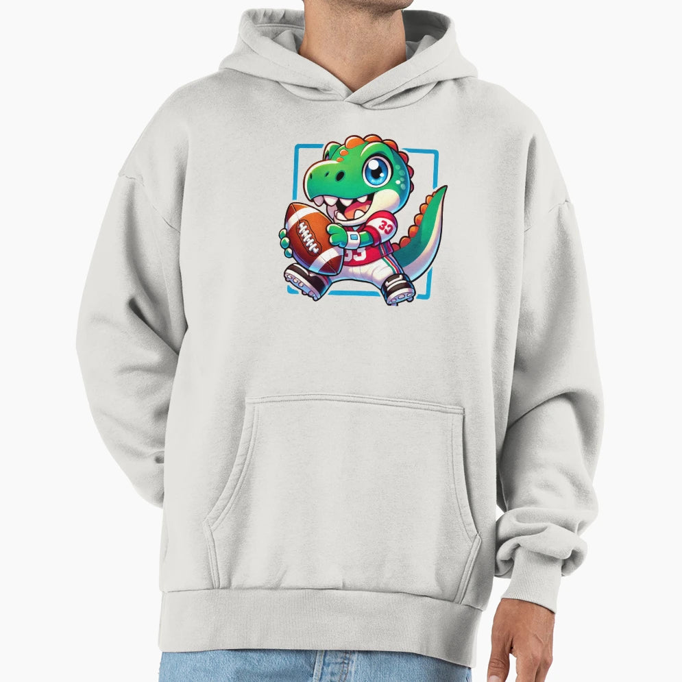 Anime Tyrannosaurus Rex Playing Hoodie - Casual Everyday Wear Unisex - T-Shirt, Sweatshirt, Hoodie
