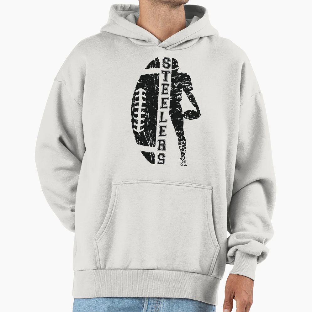 Steelers Hoodie - Minimalist Print for Adults - T-Shirt, Sweatshirt, Hoodie