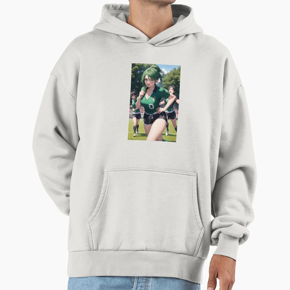 Anime Gym Oba Azumi Hoodie - Aesthetic Graphic Men Women - T-Shirt, Sweatshirt, Hoodie