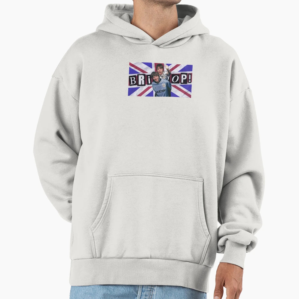 Union Jack Brothers Hoodie - Minimalist Print Men Women - T-Shirt, Sweatshirt, Hoodie