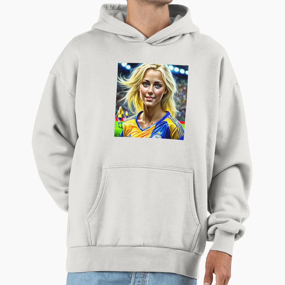 Foot Footballer 1 Hoodie - Fun Novelty Design Men Women - T-Shirt, Sweatshirt, Hoodie