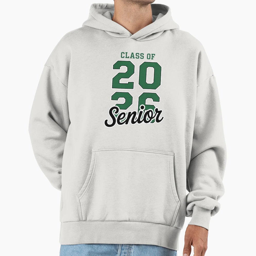 Class 2026 Senior 2026 Graduation Hoodie - Fun Novelty Design for Adults - T-Shirt, Sweatshirt, Hoodie