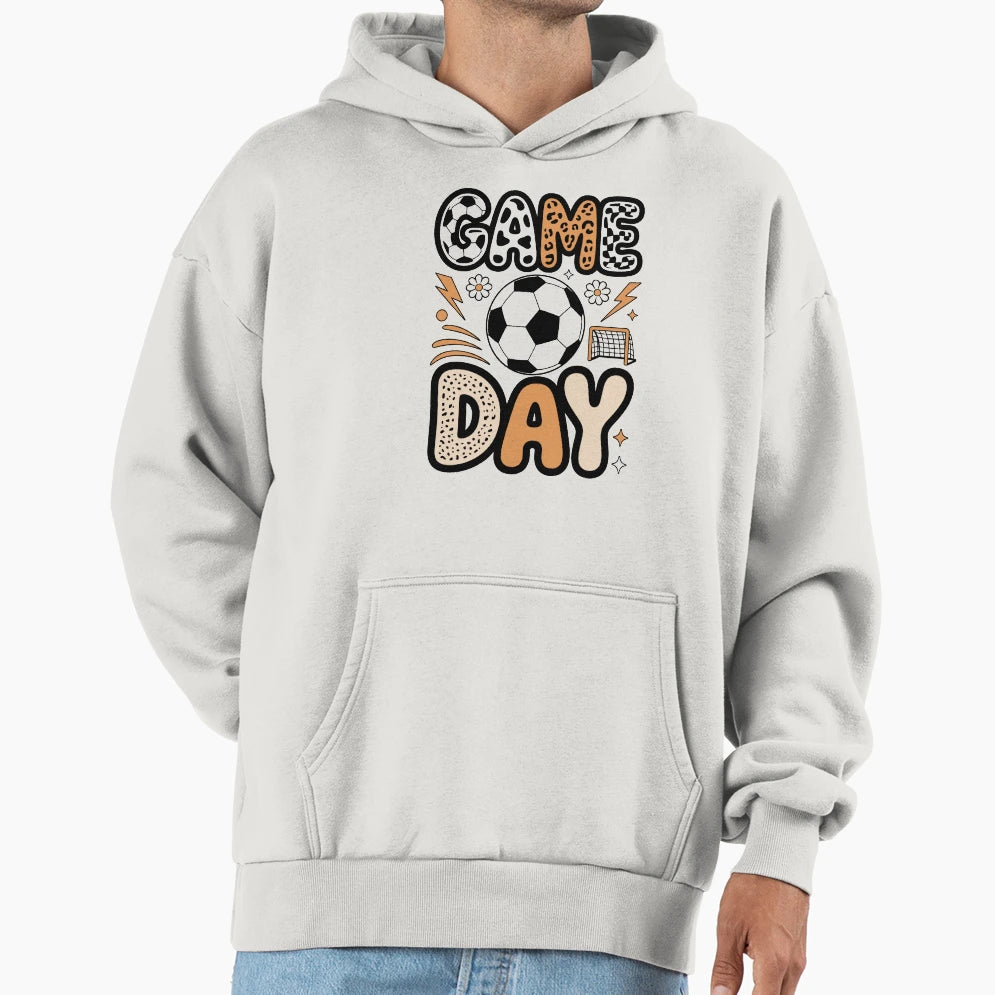 Soccer Game Day Hoodie - Streetwear Style for Adults - T-Shirt, Sweatshirt, Hoodie