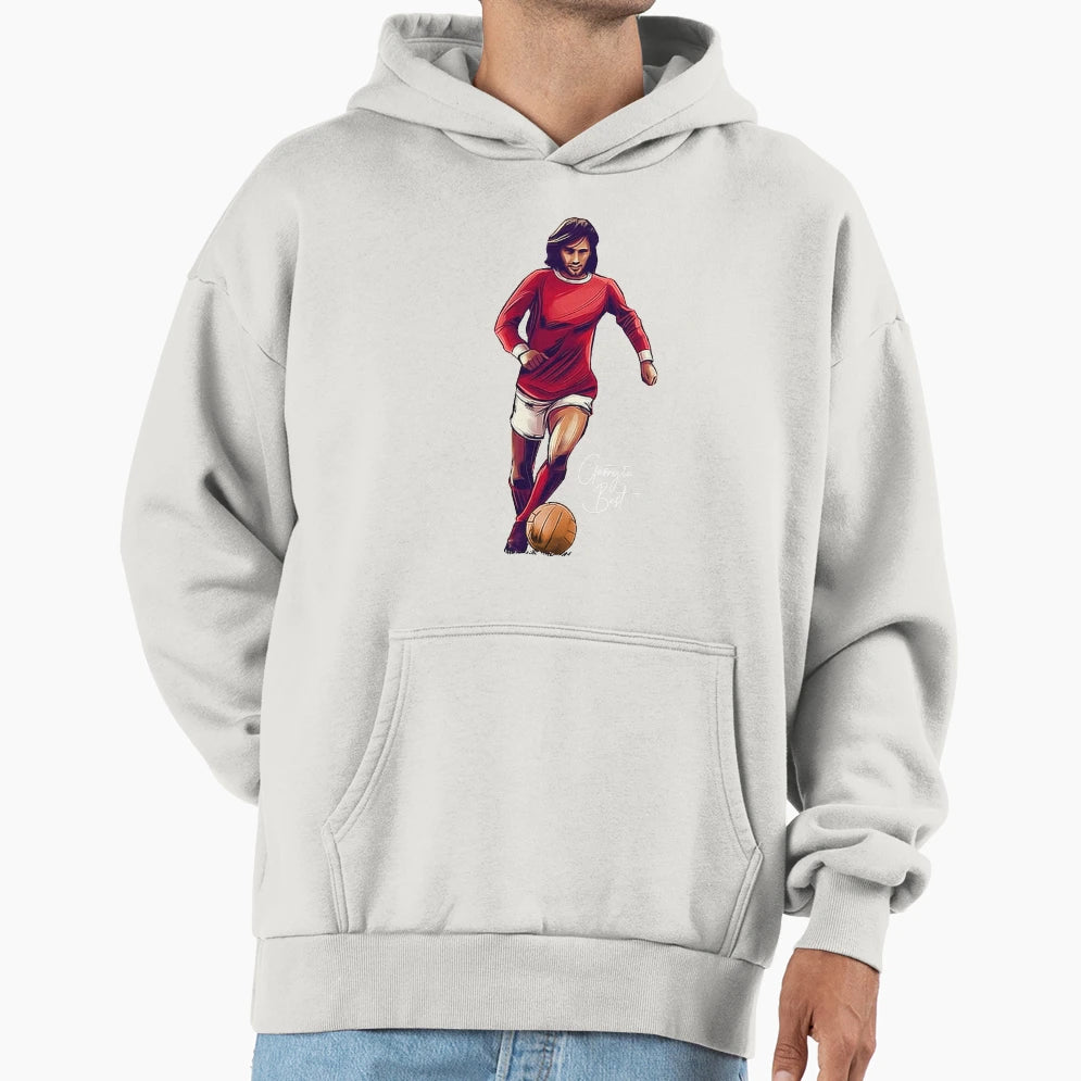 Georgie Best Superstar Hoodie - Custom Art Print Men Women - T-Shirt, Sweatshirt, Hoodie