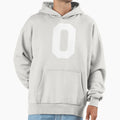 Alphabet White O Sports Letter O Hoodie - Novelty Apparel for Adults - T-Shirt, Sweatshirt, Hoodie