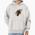 Colorful American Football Player Hoodie - Novelty Apparel Unisex - T-Shirt, Sweatshirt, Hoodie