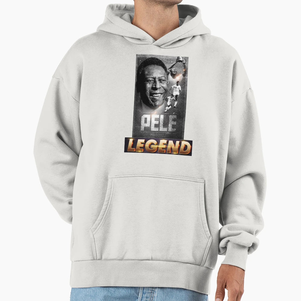 Hale Pele World Cup Football Legend Hoodie - Aesthetic Graphic Unisex - T-Shirt, Sweatshirt, Hoodie