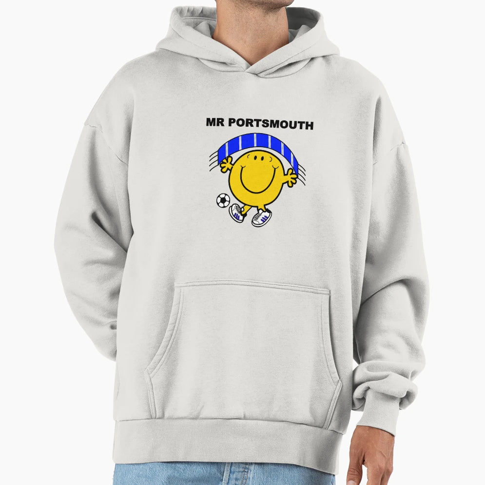 Mr Portsmouth Fc Mr Pompy Football Hoodie - Casual Everyday Wear Unisex - T-Shirt, Sweatshirt, Hoodie