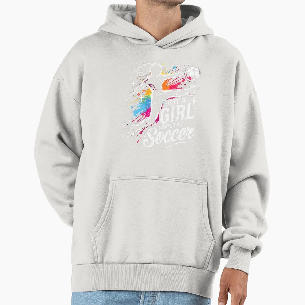 Football Lovers Just Who Loves Football Hoodie - Graphic Print for Adults - T-Shirt, Sweatshirt, Hoodie