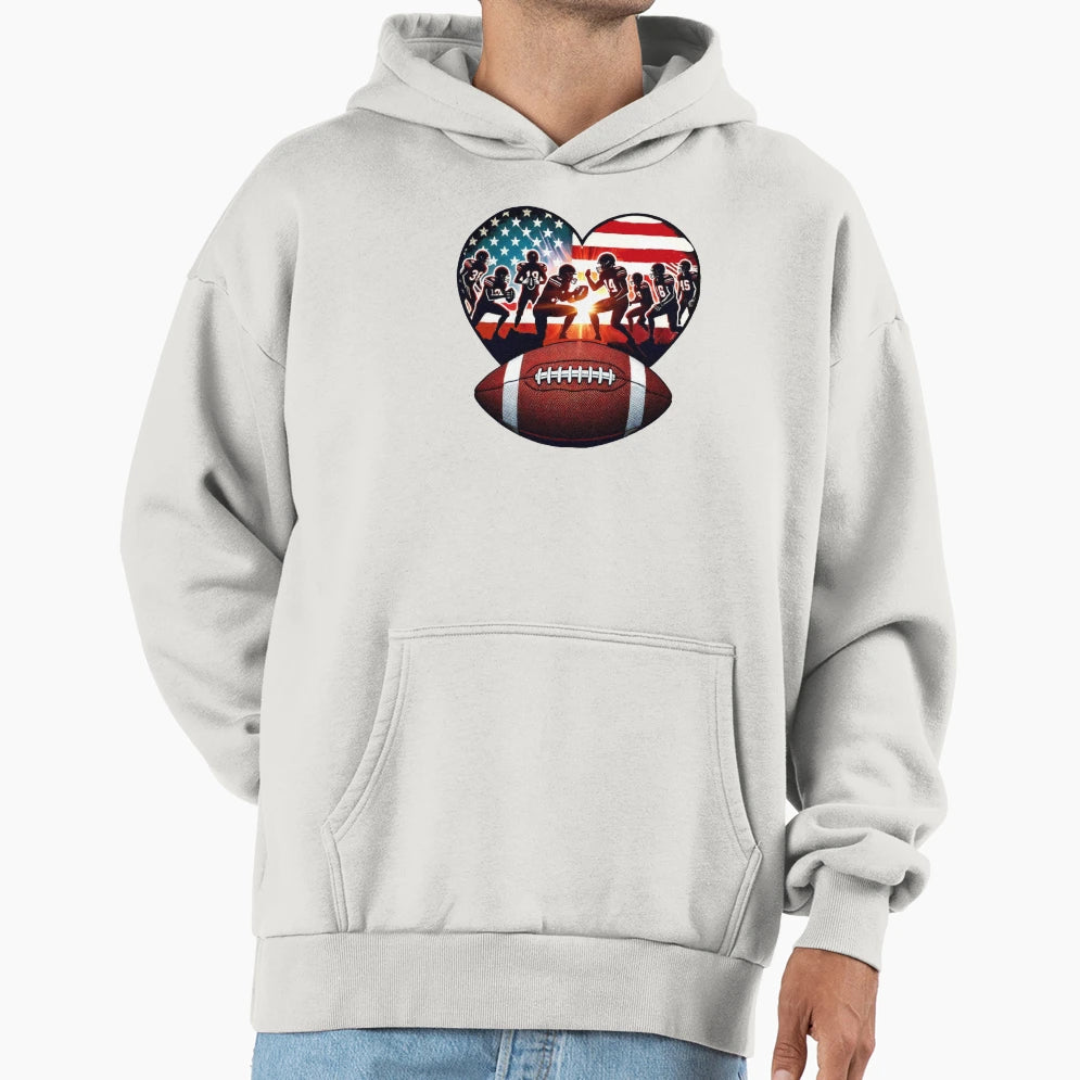 American Football Hoodie - Novelty Apparel for Adults - T-Shirt, Sweatshirt, Hoodie