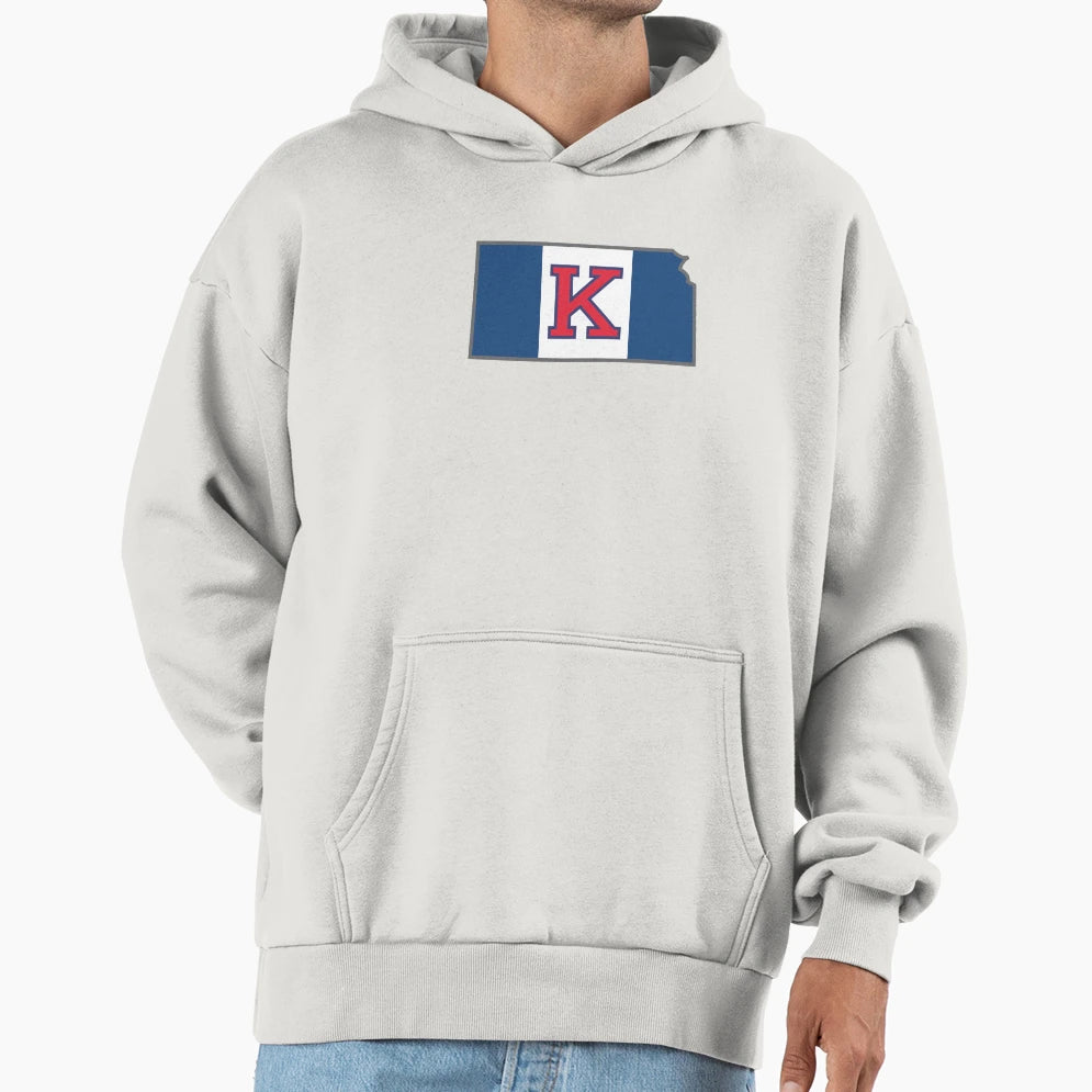 University Kansas Flag Hoodie - Casual Everyday Wear for Adults - T-Shirt, Sweatshirt, Hoodie