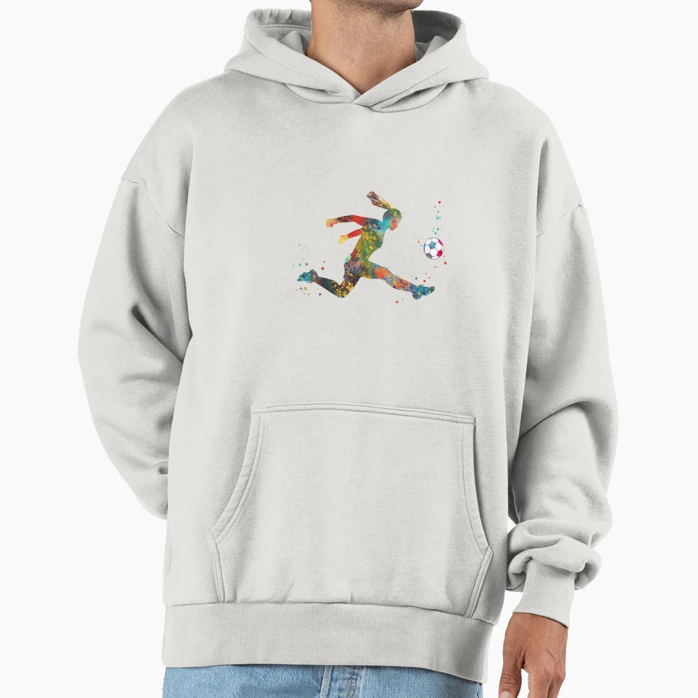 Soccer Player Hoodie - Streetwear Style Men Women - T-Shirt, Sweatshirt, Hoodie