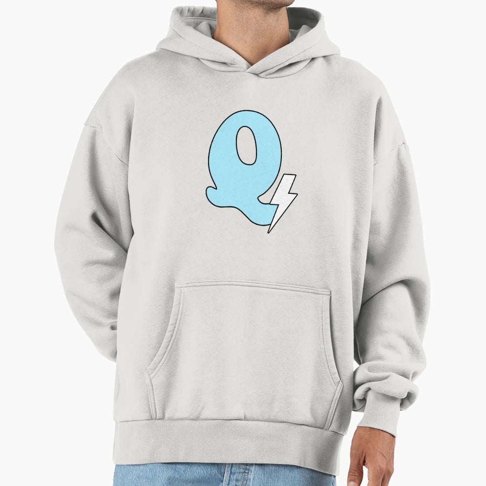 Q Lightning Hoodie - Unique Graphic for Adults - T-Shirt, Sweatshirt, Hoodie