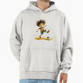 Little Playing Soccer Hoodie - Minimalist Print Men Women - T-Shirt, Sweatshirt, Hoodie