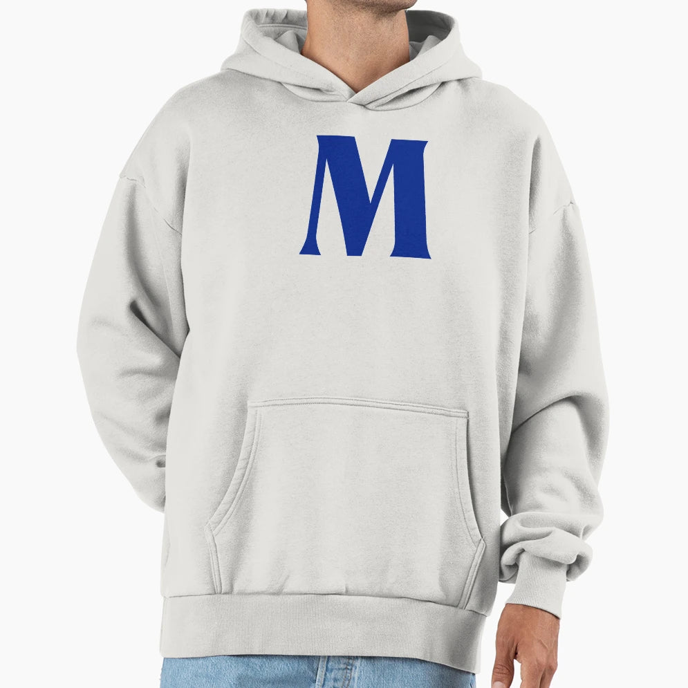 Letter M Hoodie - Casual Everyday Wear for Adults - T-Shirt, Sweatshirt, Hoodie