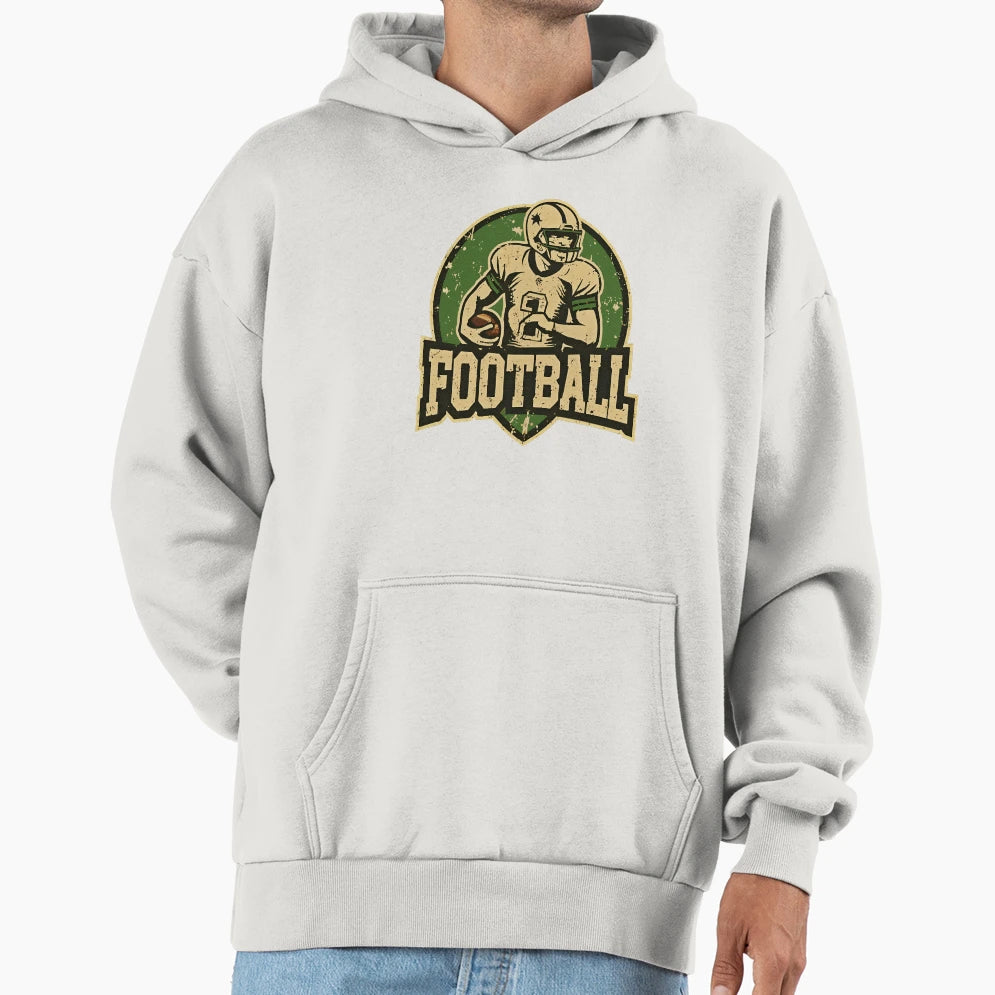 Football Sports Logo Hoodie - Graphic Print Unisex - T-Shirt, Sweatshirt, Hoodie