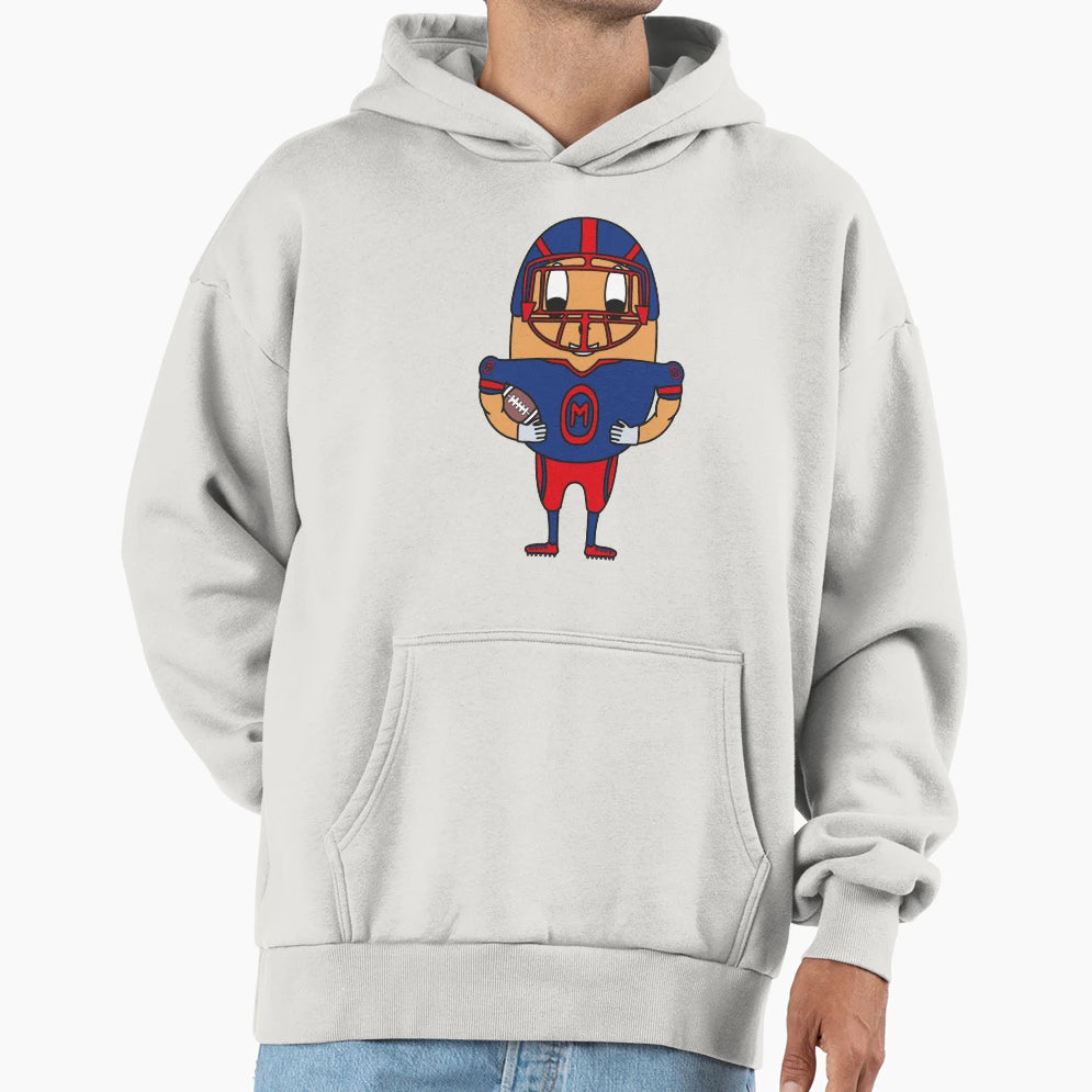 American Football Player Egg Hoodie - Unique Graphic Unisex - T-Shirt, Sweatshirt, Hoodie