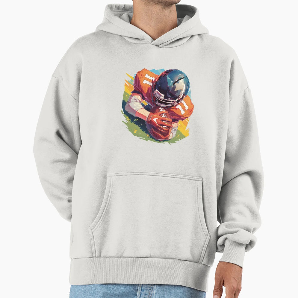 Football Hoodie - Novelty Apparel for Adults - T-Shirt, Sweatshirt, Hoodie