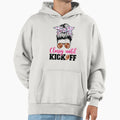 Classy Until Kickoff Messy Bun Hair Hoodie - Trendy Graphic Unisex - T-Shirt, Sweatshirt, Hoodie