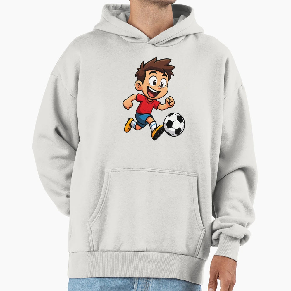 Play Soccer Hoodie - Minimalist Print Unisex - T-Shirt, Sweatshirt, Hoodie