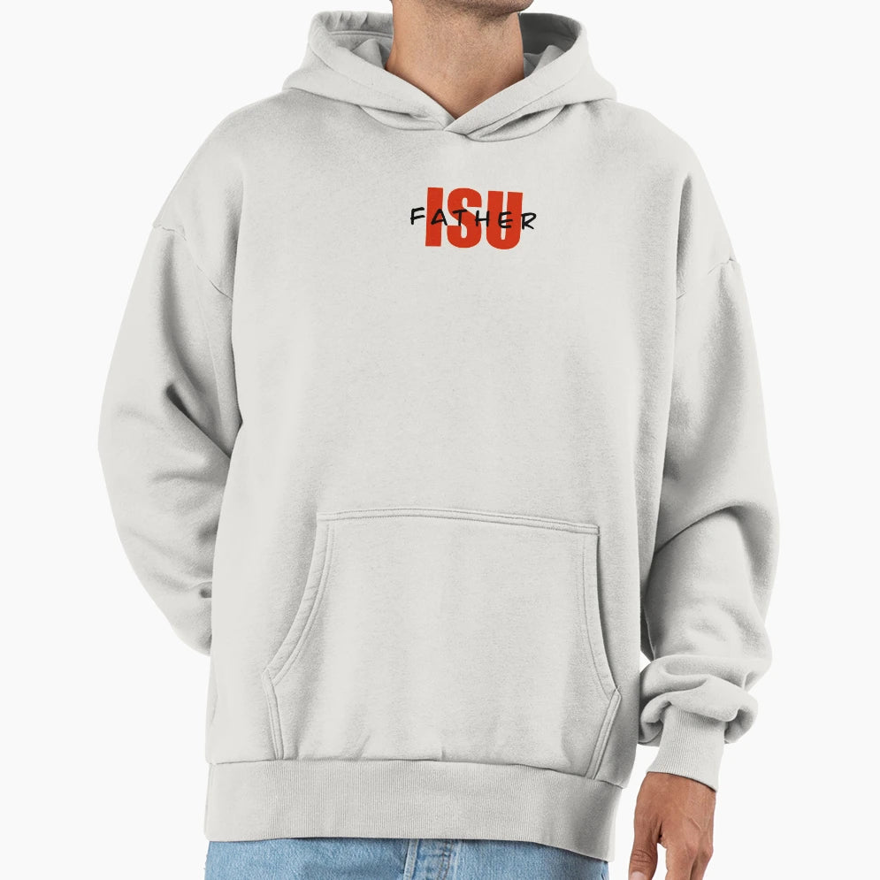 Isu Father Hoodie - Minimalist Print for Adults - T-Shirt, Sweatshirt, Hoodie