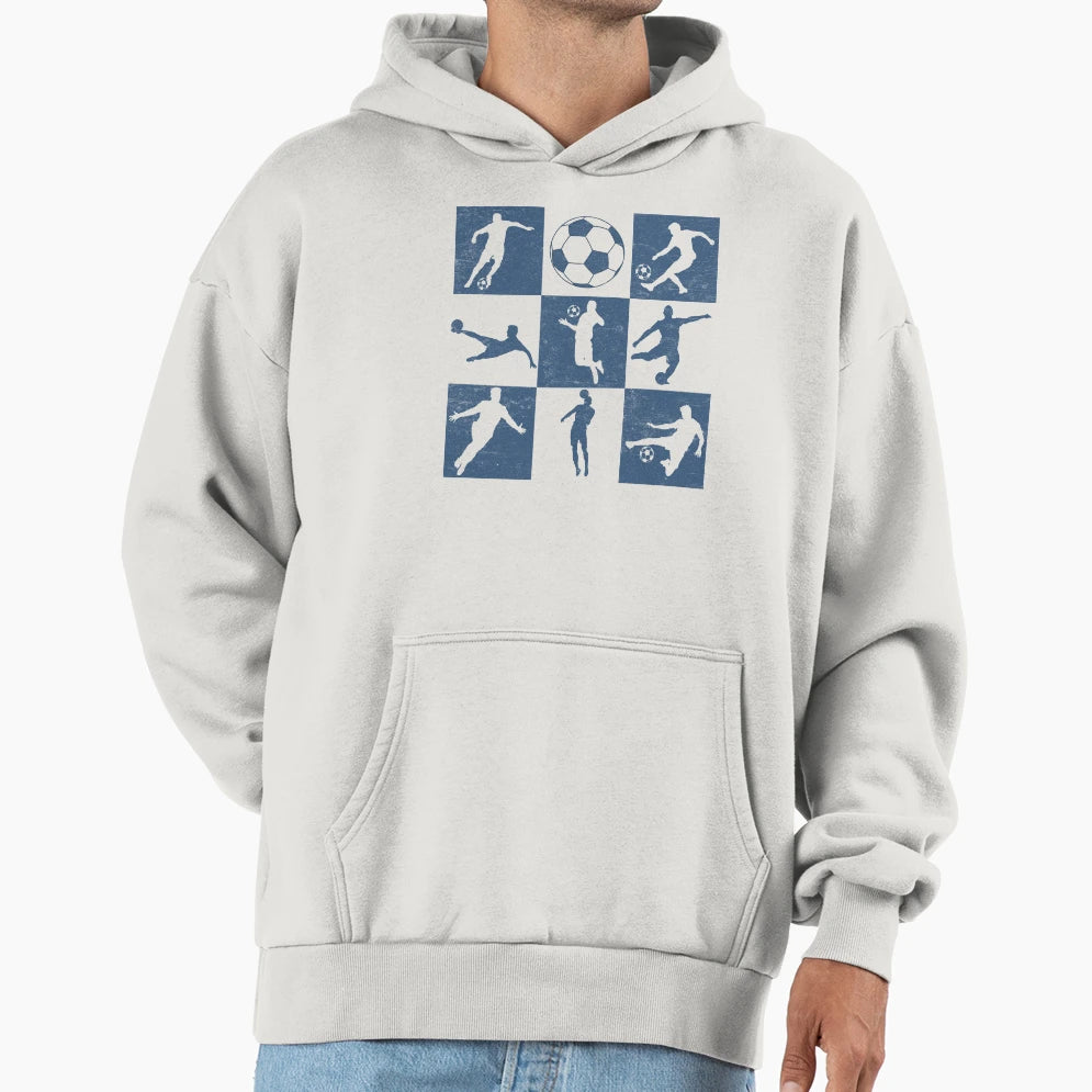 Mens Soccer Football Hoodie - Unique Graphic Unisex - T-Shirt, Sweatshirt, Hoodie