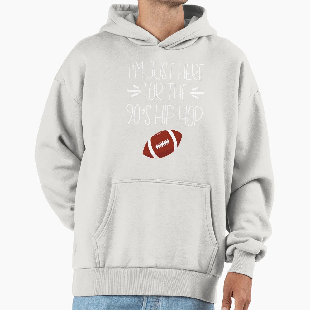 Funny Here 90S Hip Hop Football Lover T-Shirt - Casual Everyday Wear Unisex - T-Shirt, Sweatshirt, Hoodie