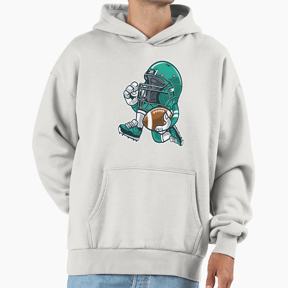 Football Player Hoodie - Custom Art Print Unisex - T-Shirt, Sweatshirt, Hoodie
