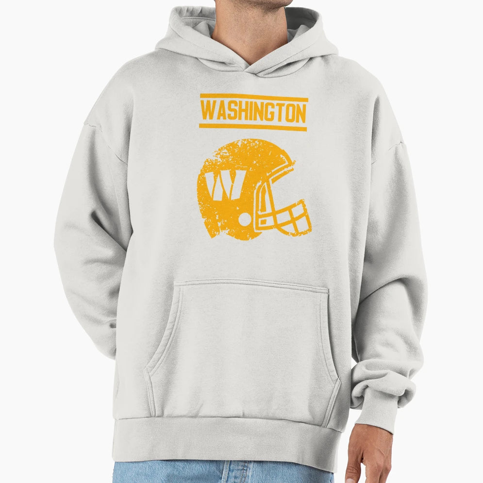 Washington Commanders Helmet Hoodie - Unique Graphic Men Women - T-Shirt, Sweatshirt, Hoodie
