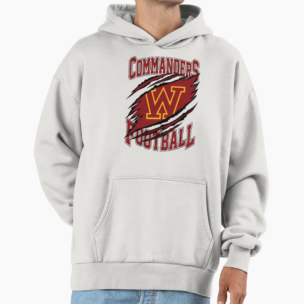 Washington Commanders Hoodie - Streetwear Style for Adults - T-Shirt, Sweatshirt, Hoodie
