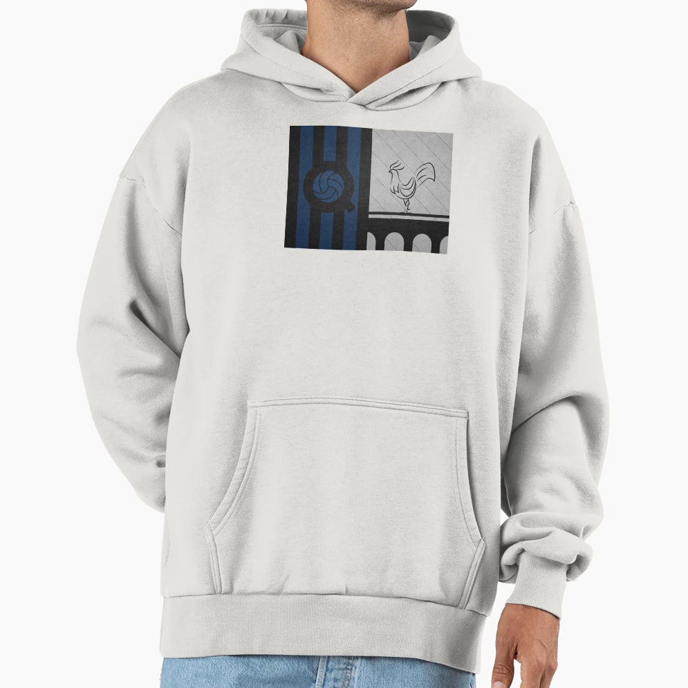 Soccer Rooster Model Hoodie - Unique Graphic for Adults - T-Shirt, Sweatshirt, Hoodie