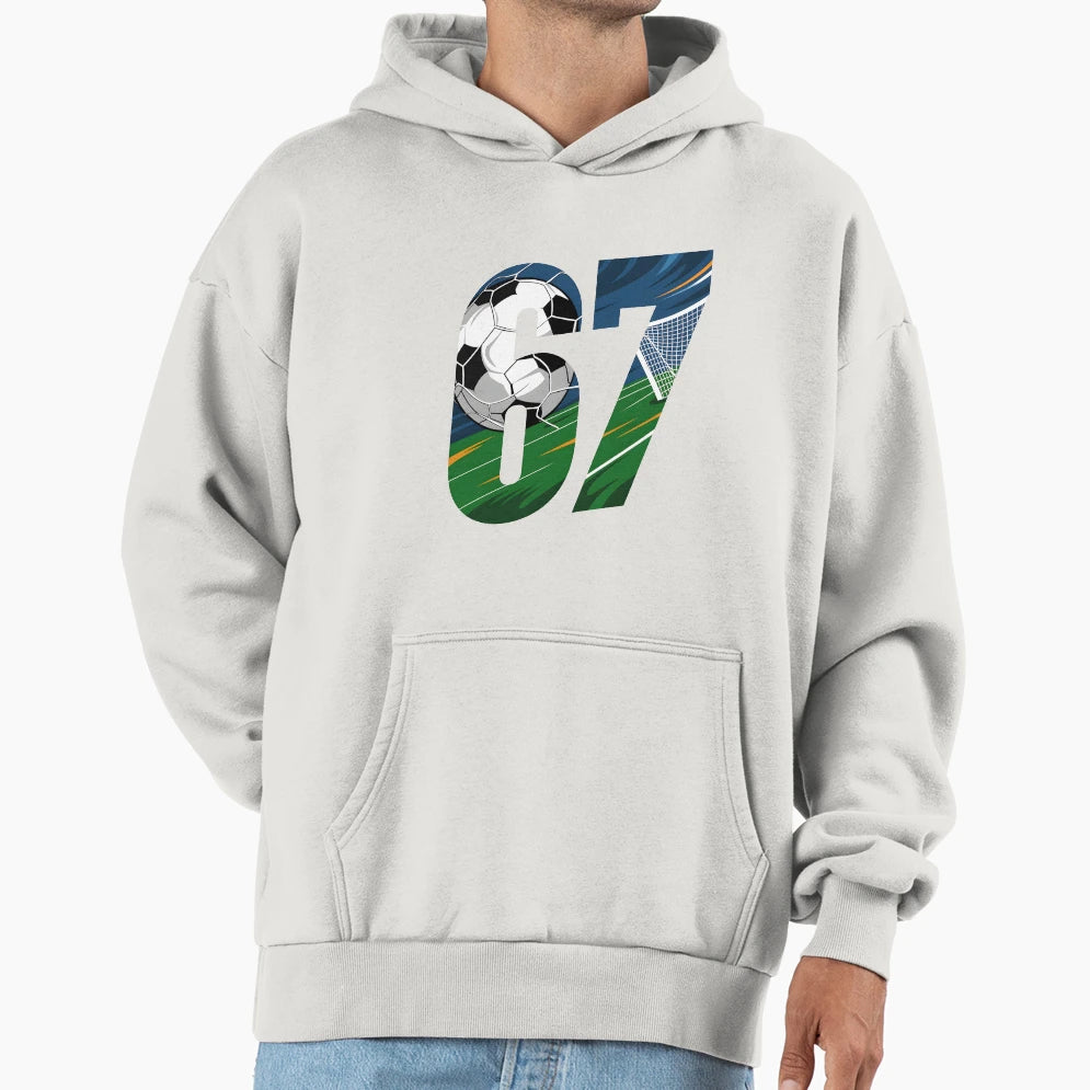 67 Soccer Six Seven Hoodie - Casual Everyday Wear for Adults - T-Shirt, Sweatshirt, Hoodie