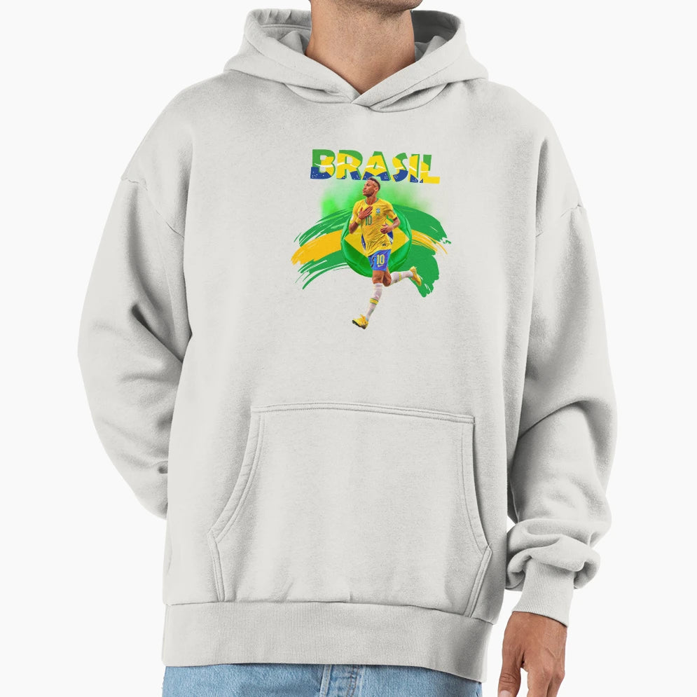 Mens Brasil Mens Soccer T-Shirt - Casual Everyday Wear for Adults - T-Shirt, Sweatshirt, Hoodie