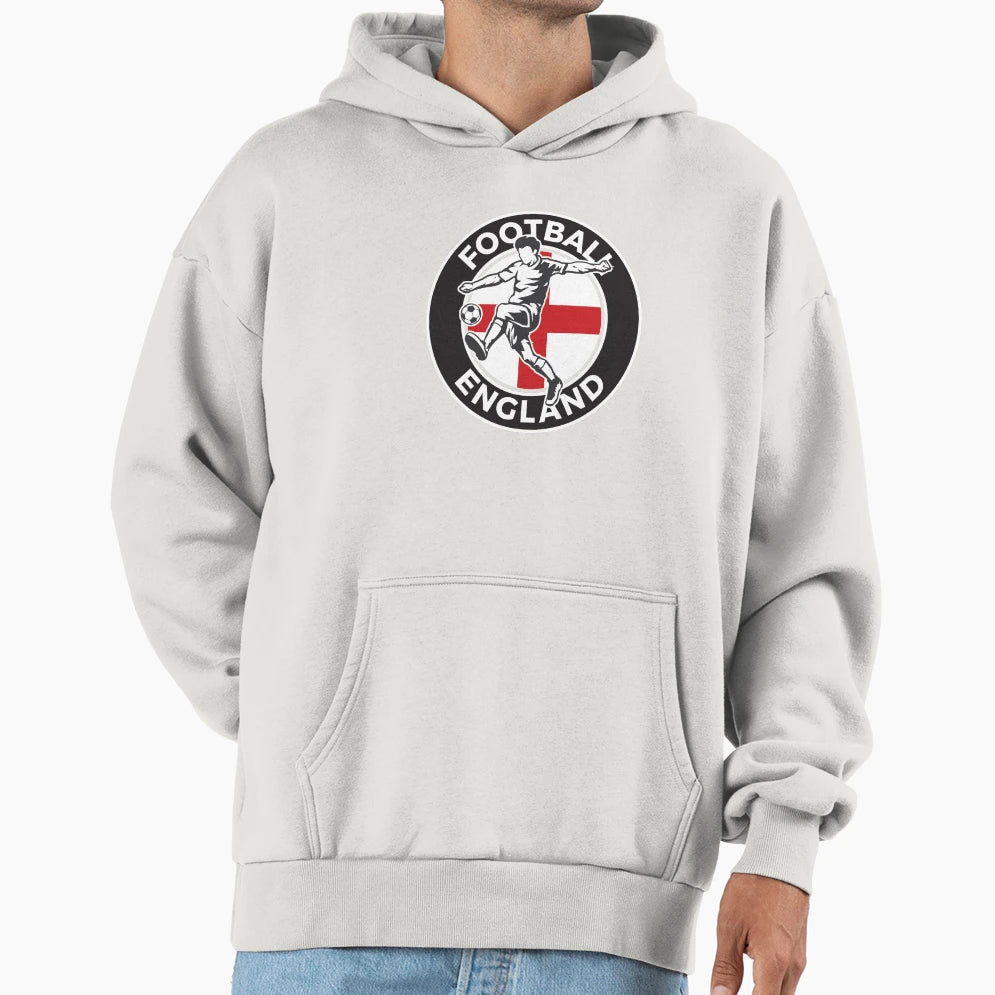 Football England Hoodie - Aesthetic Graphic Unisex - T-Shirt, Sweatshirt, Hoodie