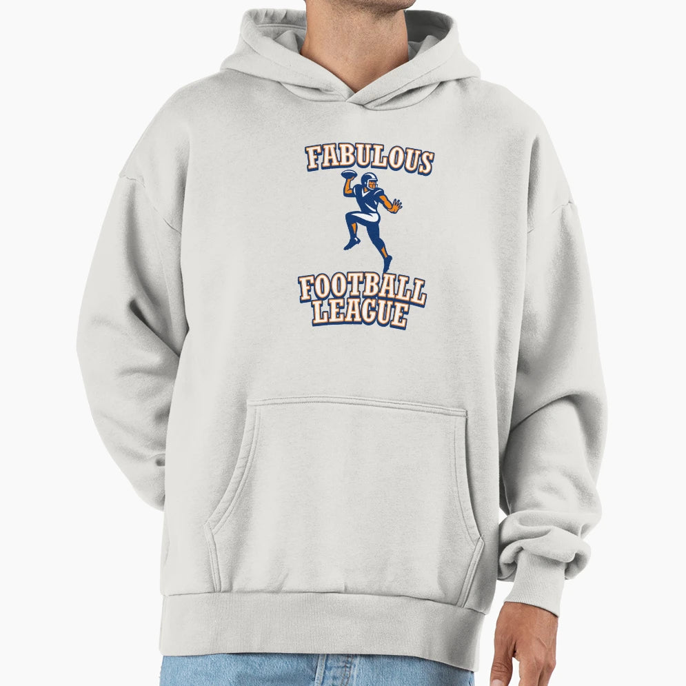 Fabulous Football League Hoodie - Graphic Print for Adults - T-Shirt, Sweatshirt, Hoodie