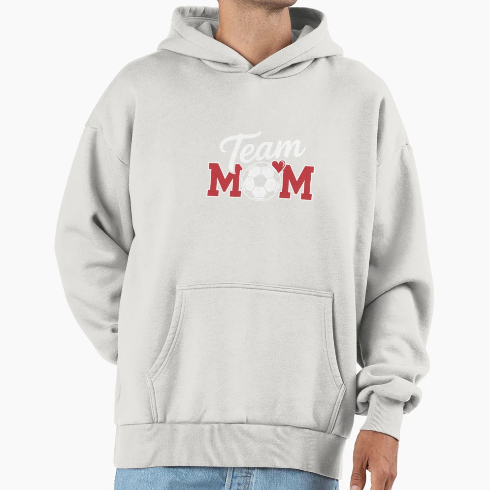 Soccer Team Mom Appreciation Soccer Hoodie - Aesthetic Graphic Men Women - T-Shirt, Sweatshirt, Hoodie