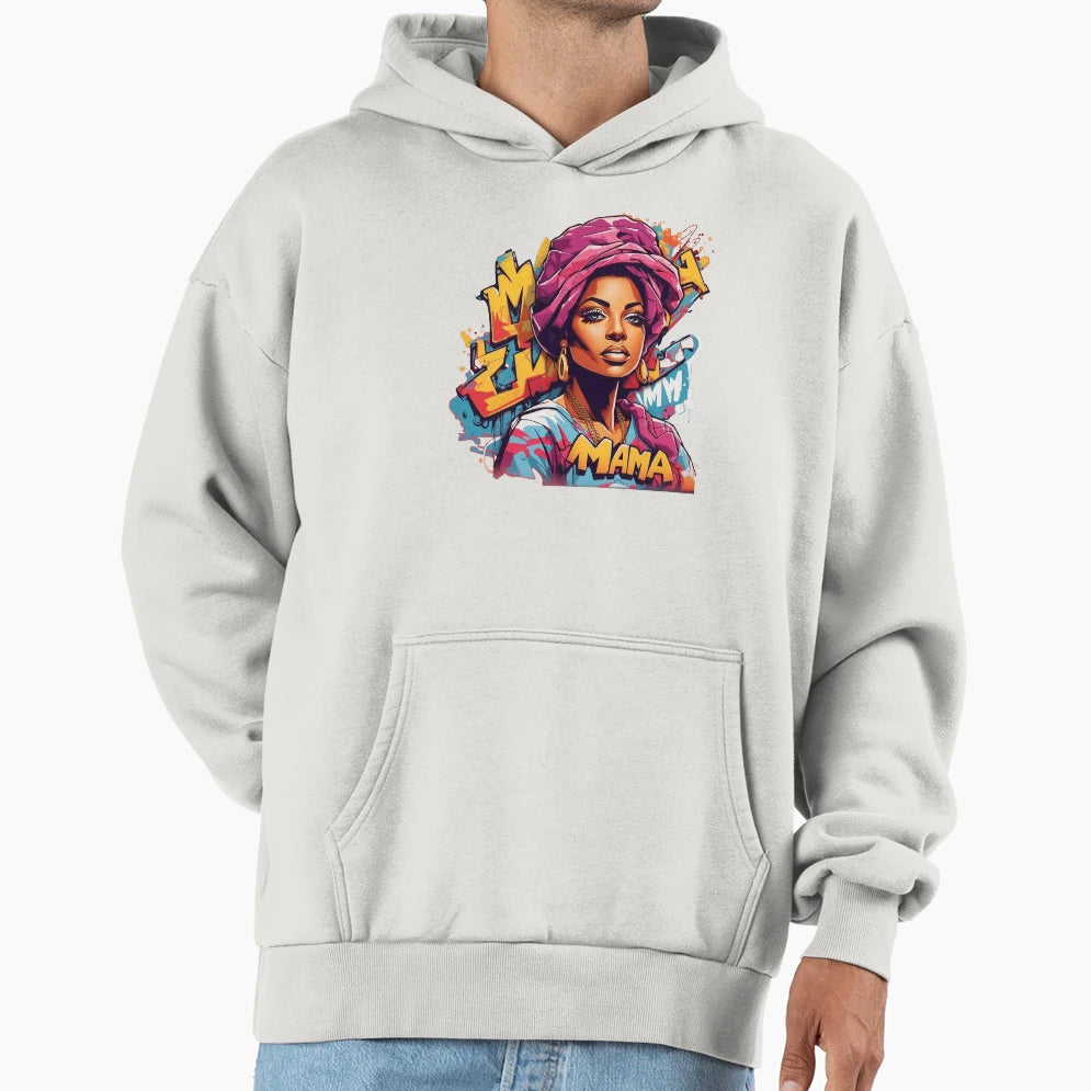 Mothers Day Elegance Mom Life Bliss Hoodie - Minimalist Print Unisex - T-Shirt, Sweatshirt, Hoodie
